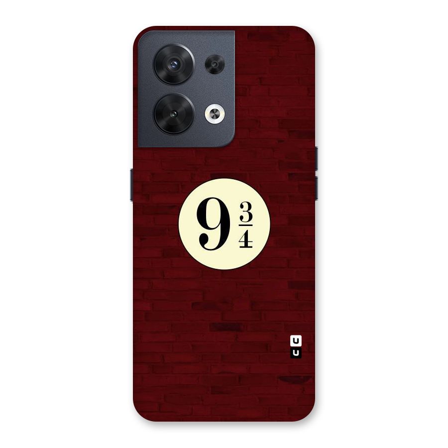 Red Wall Express Back Case for Oppo Reno8 5G