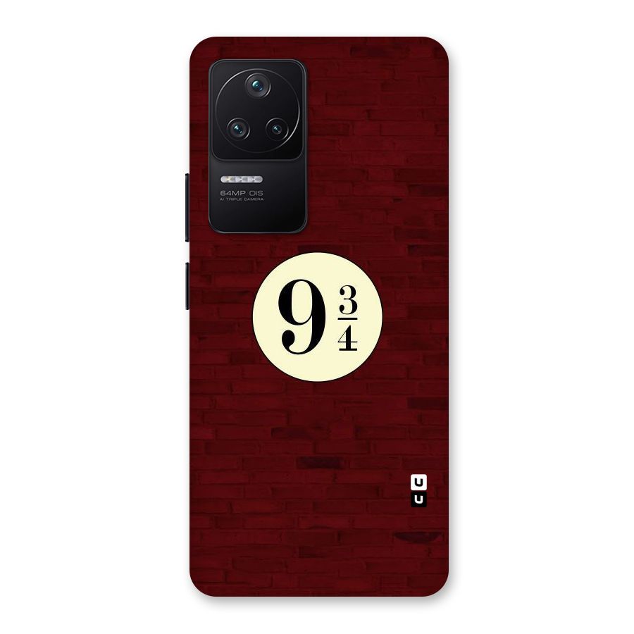 Red Wall Express Back Case for Poco F4 5G