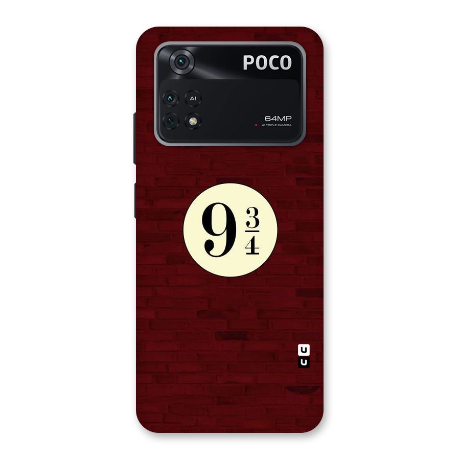 Red Wall Express Back Case for Poco M4 Pro 4G