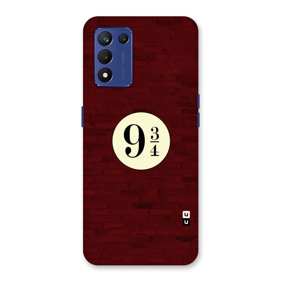 Red Wall Express Back Case for Realme 9 5G Speed