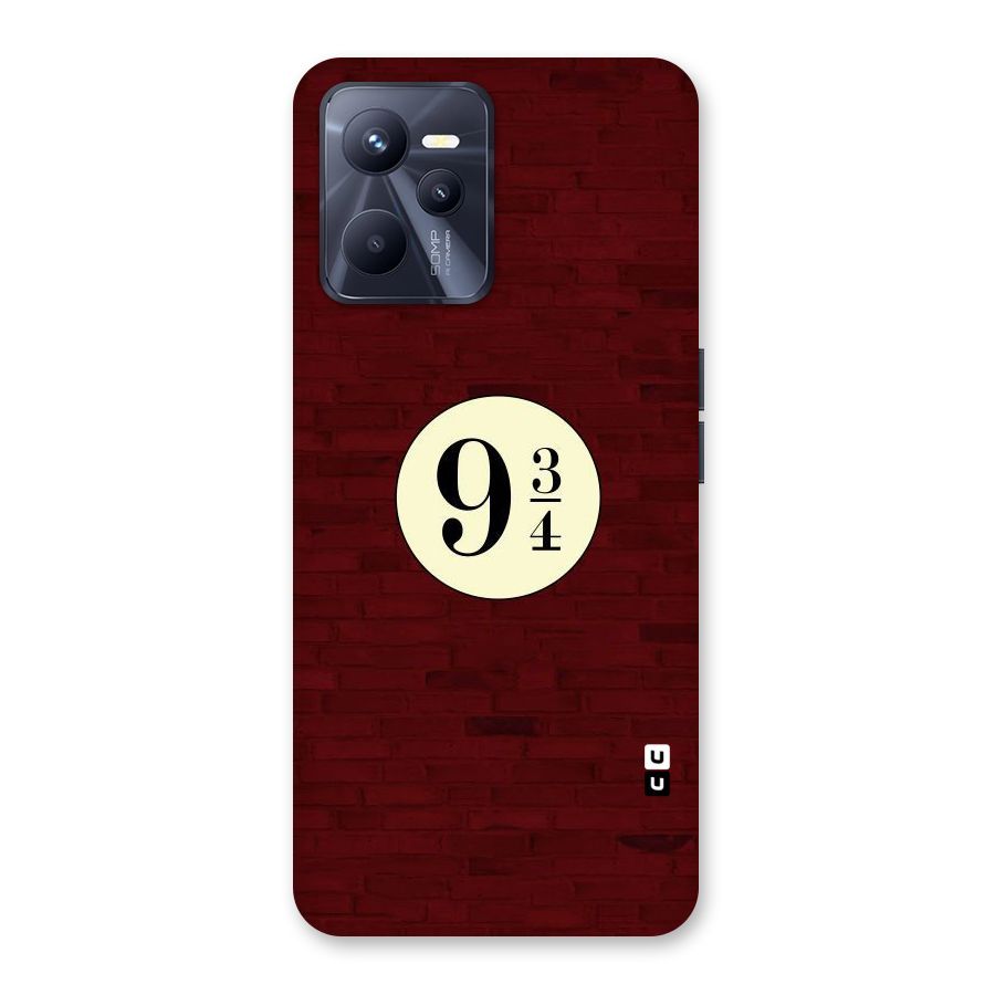 Red Wall Express Back Case for Realme C35