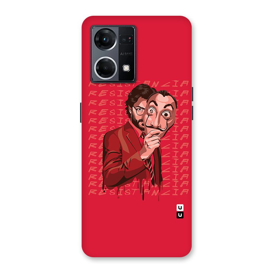 Resistancia Professor Art Glass Back Case for Oppo F21 Pro 5G