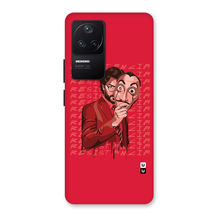 Resistancia Professor Art Back Case for Poco F4 5G