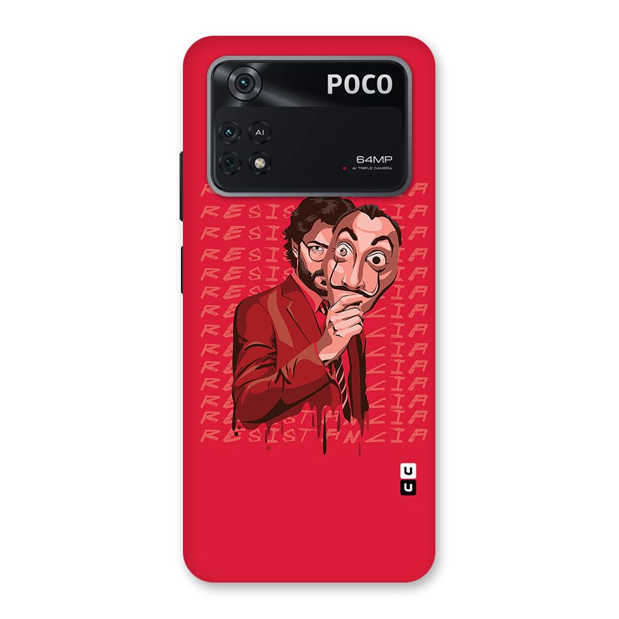 Resistancia Professor Art Back Case for Poco M4 Pro 4G