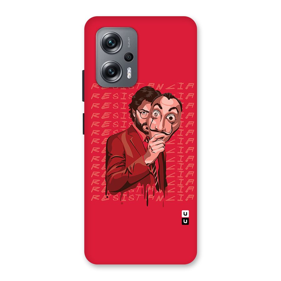 Resistancia Professor Art Back Case for Redmi K50i