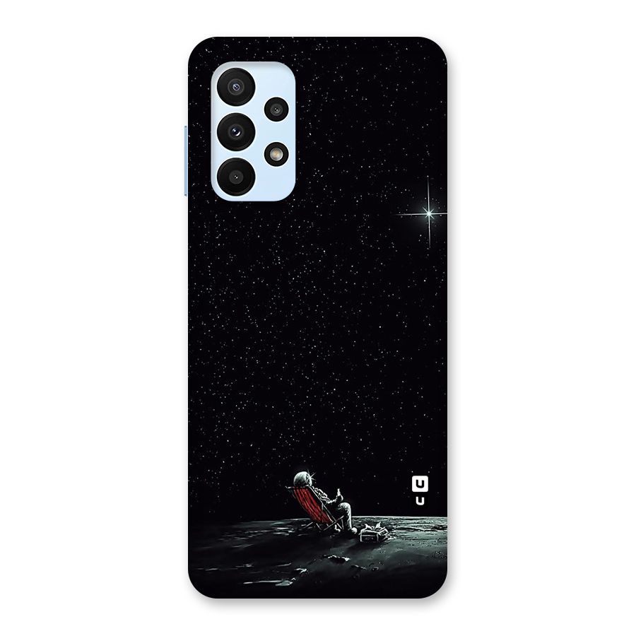 Resting Spaceman Face Back Case for Galaxy A23