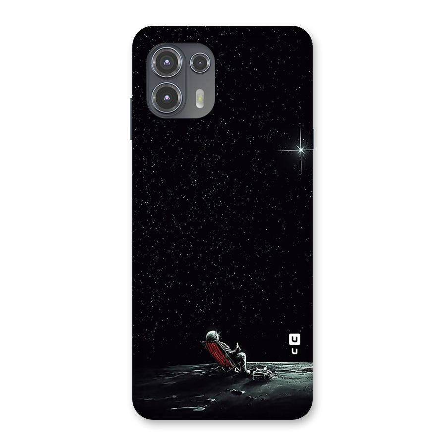 Resting Spaceman Face Back Case for Motorola Edge 20 Fusion