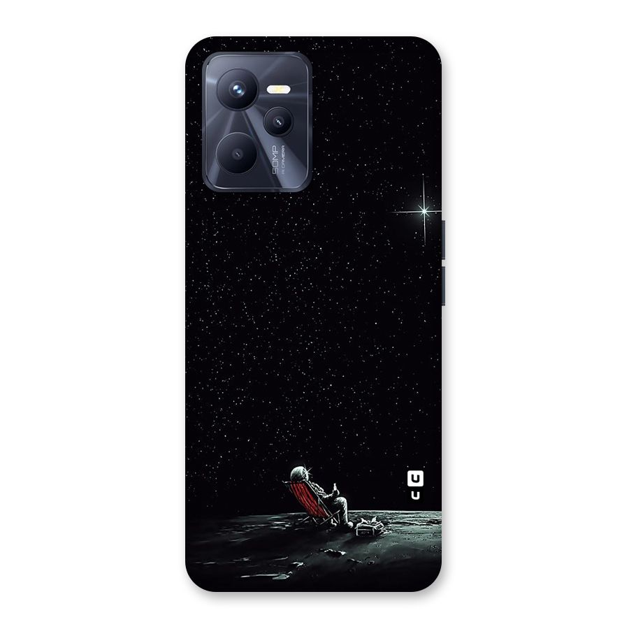Resting Spaceman Face Back Case for Realme C35