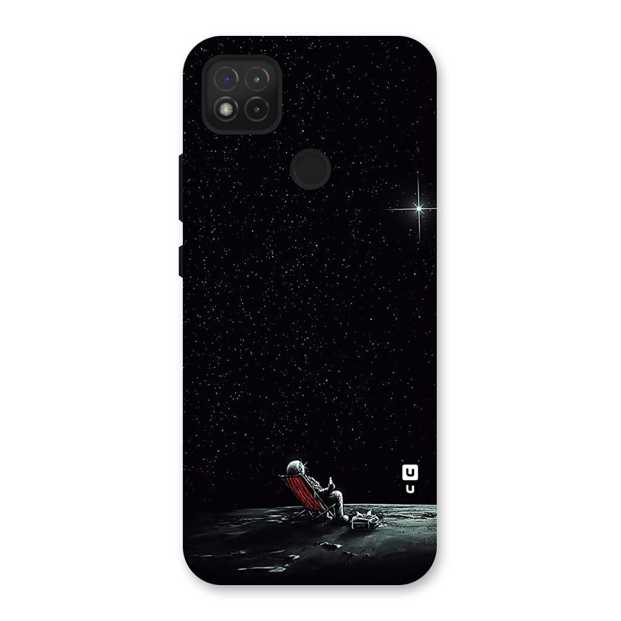 Resting Spaceman Face Back Case for Redmi 9 Activ