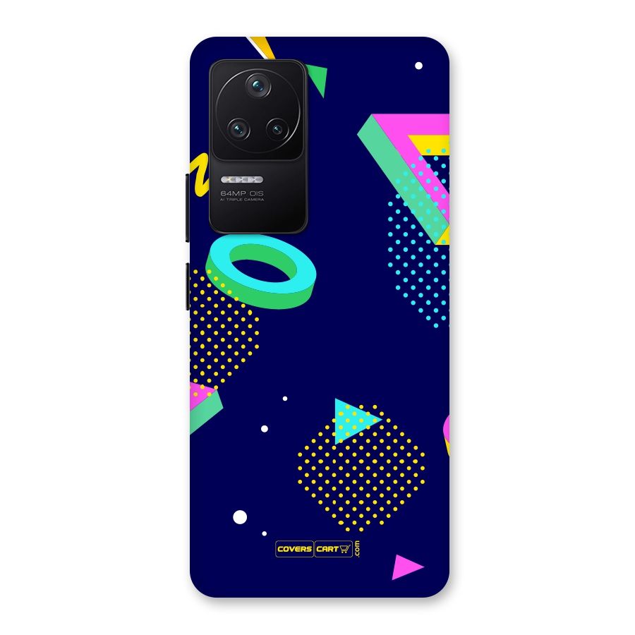 Retro Abstract Back Case for Poco F4 5G