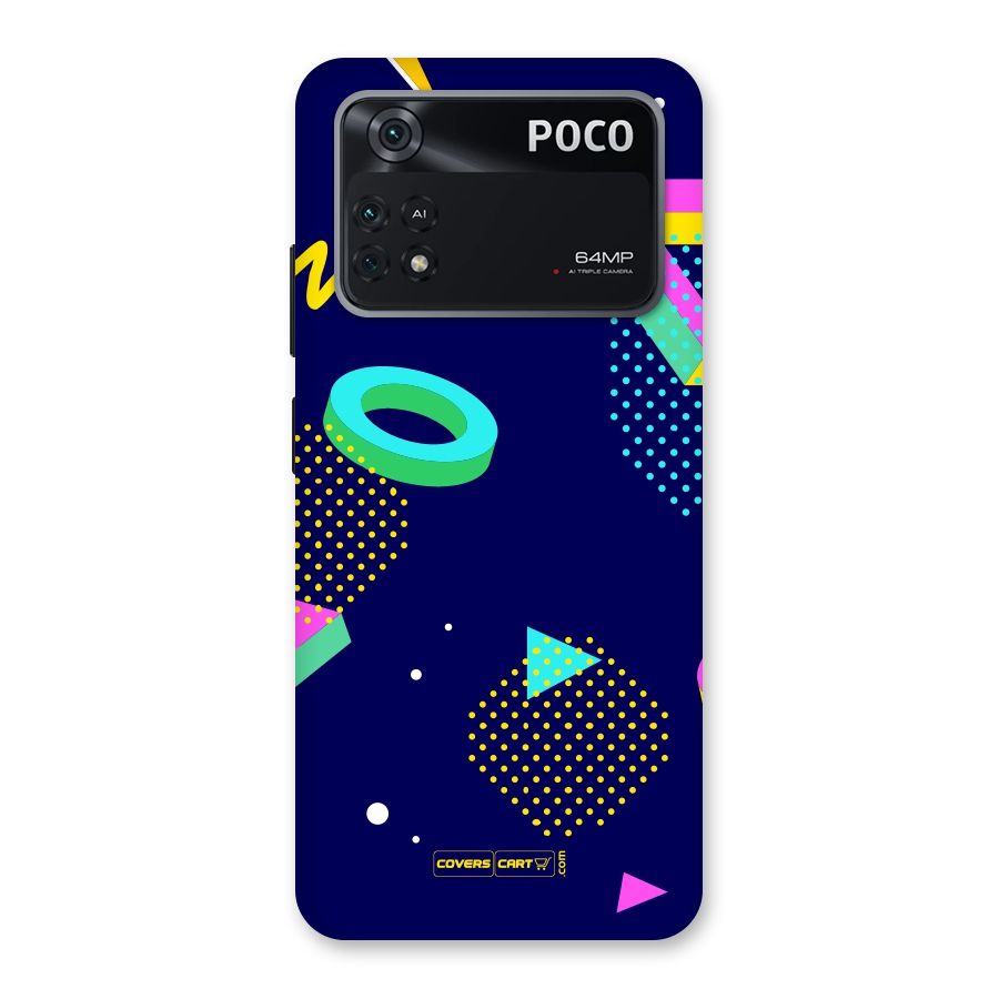 Retro Abstract Back Case for Poco M4 Pro 4G