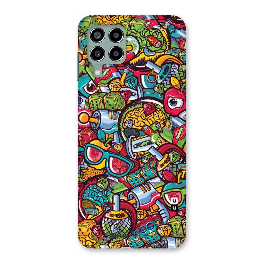 Retro Diamond Design Back Case for Galaxy M33