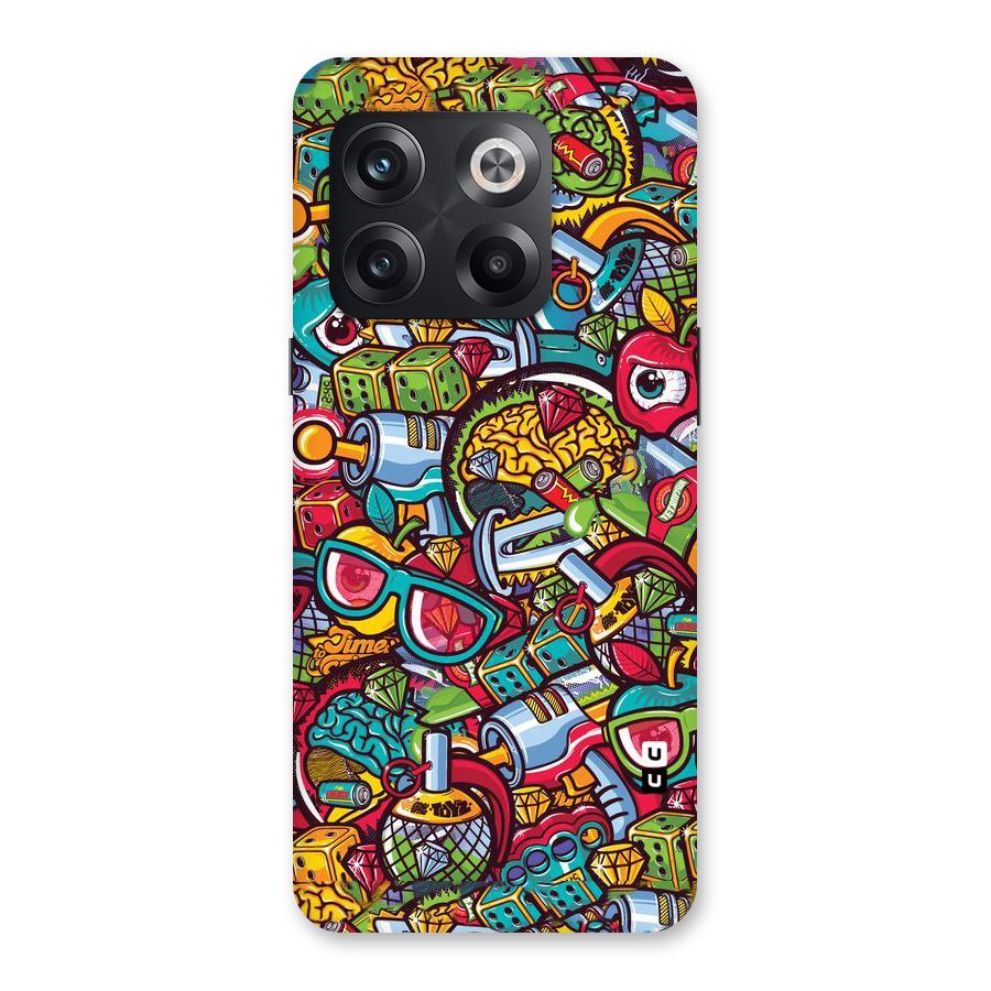 Retro Diamond Design Back Case for OnePlus 10T