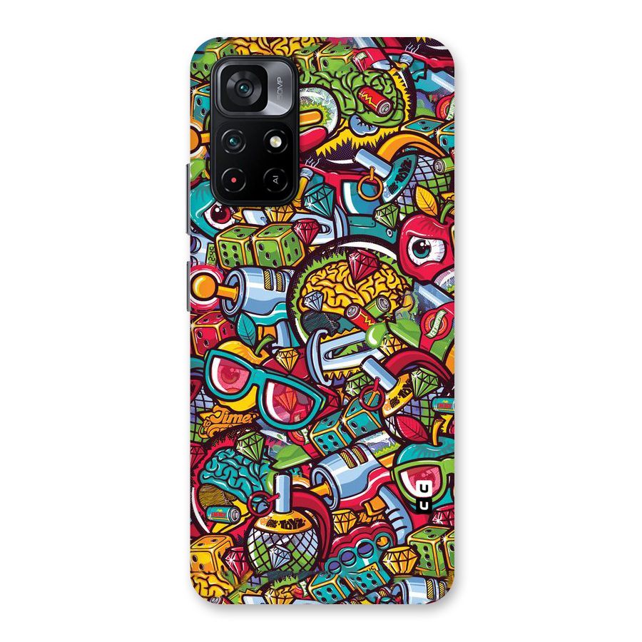 Retro Diamond Design Back Case for Poco M4 Pro 5G
