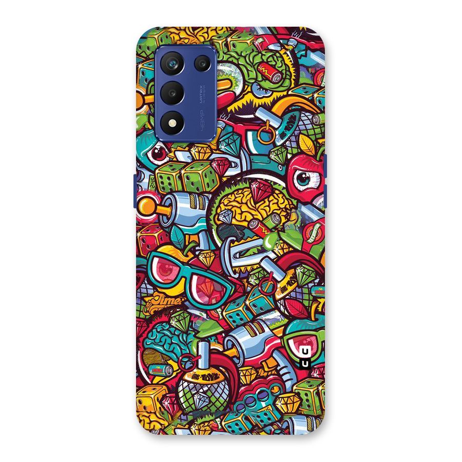 Retro Diamond Design Back Case for Realme 9 5G Speed