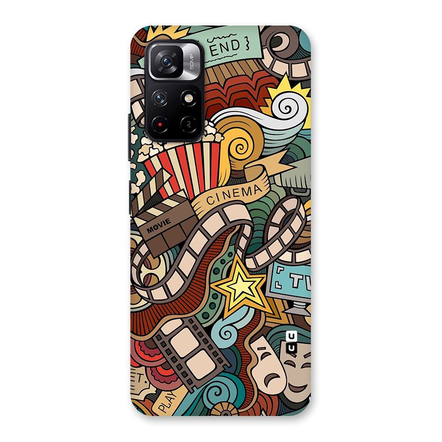 Retro Doodle Art Back Case for Redmi Note 11T 5G