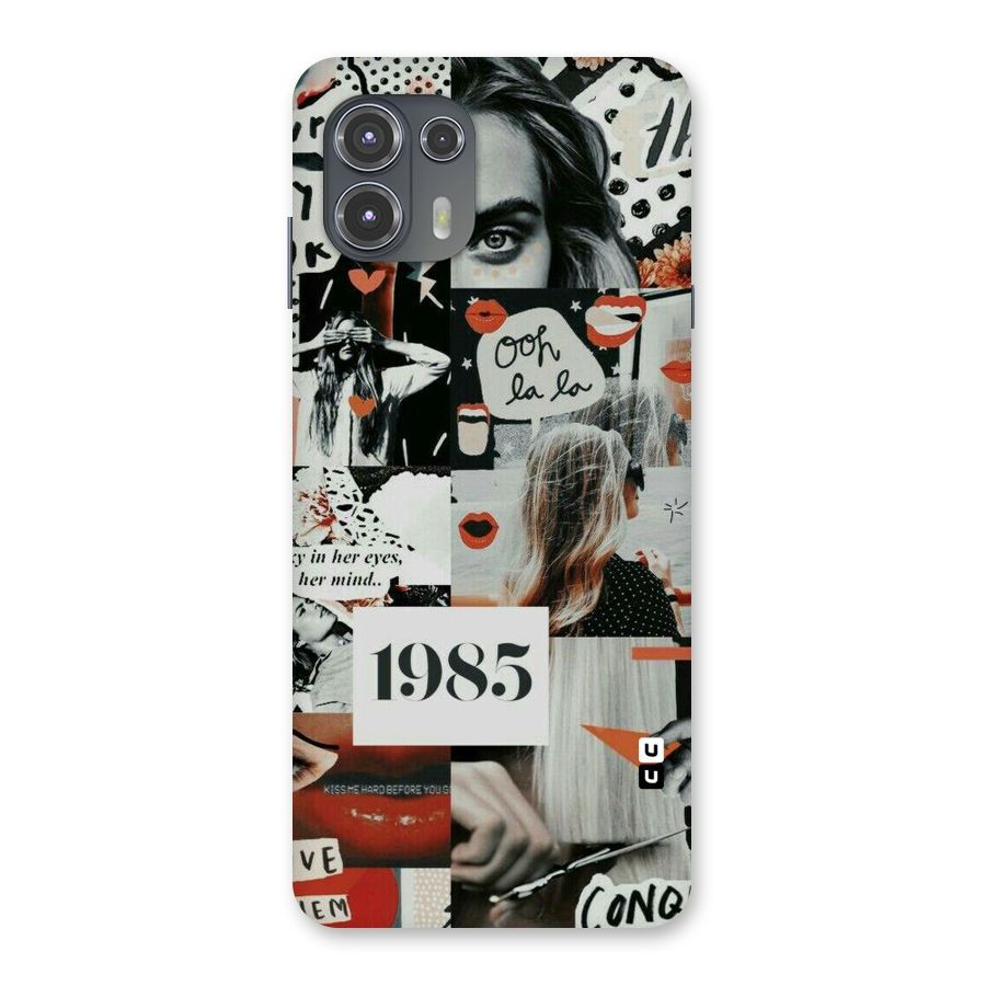 Retro Pattern Back Case for Motorola Edge 20 Fusion