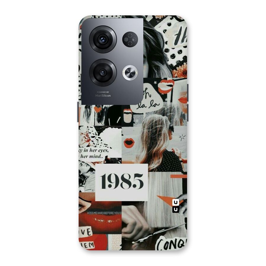 Retro Pattern Back Case for Oppo Reno8 Pro 5G