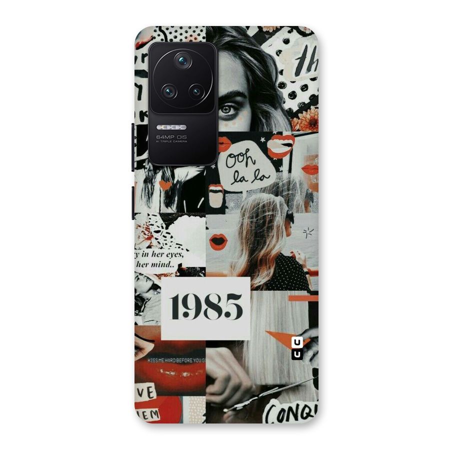 Retro Pattern Back Case for Poco F4 5G