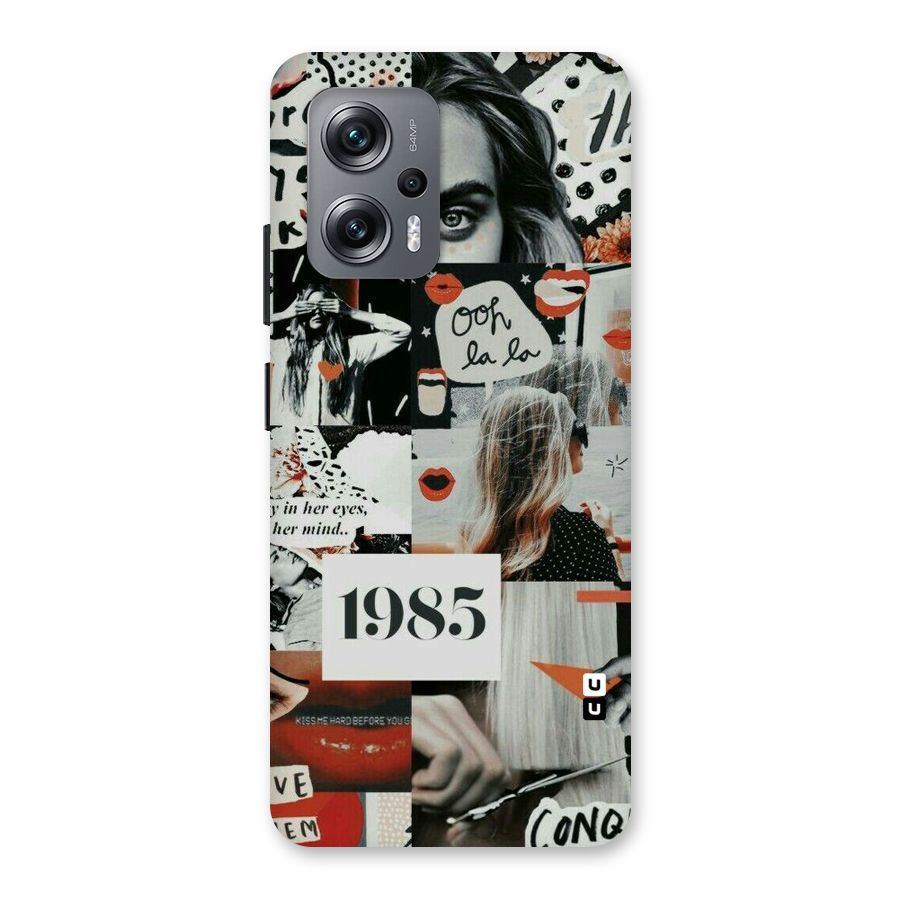 Retro Pattern Back Case for Redmi K50i