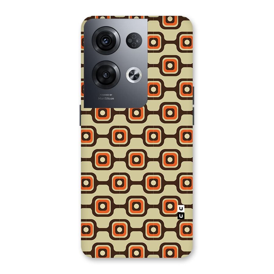 Retro Vintage Pattern Back Case for Oppo Reno8 Pro 5G