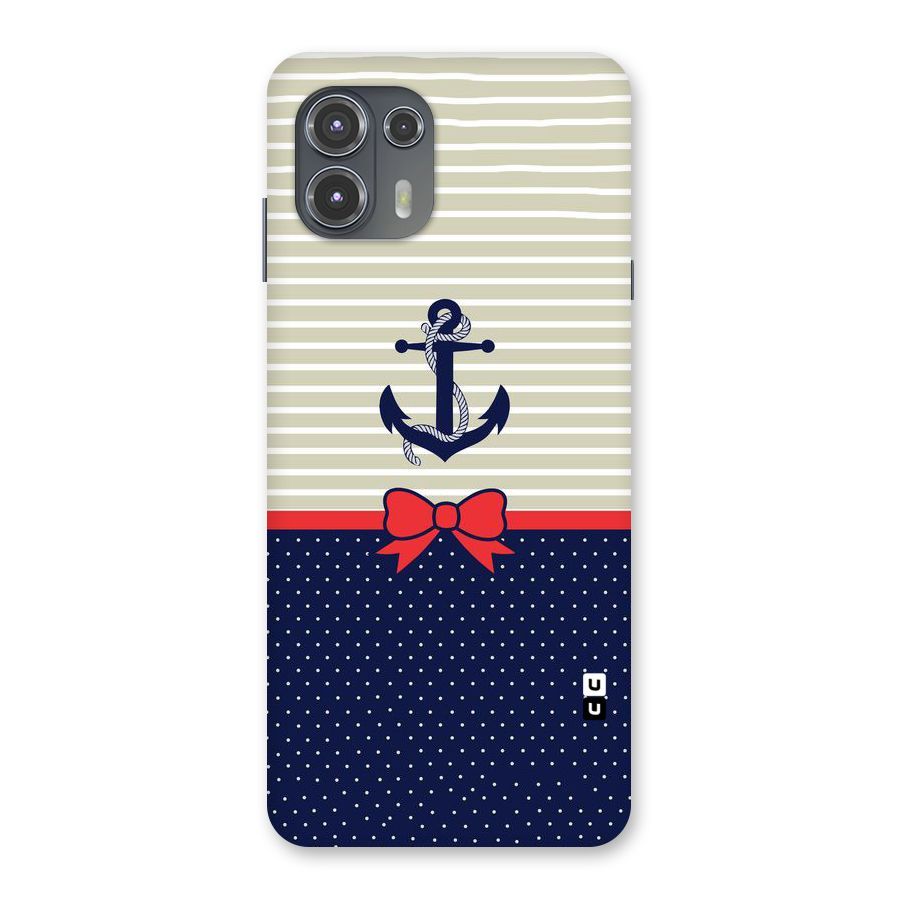 Ribbon Anchor Back Case for Motorola Edge 20 Fusion