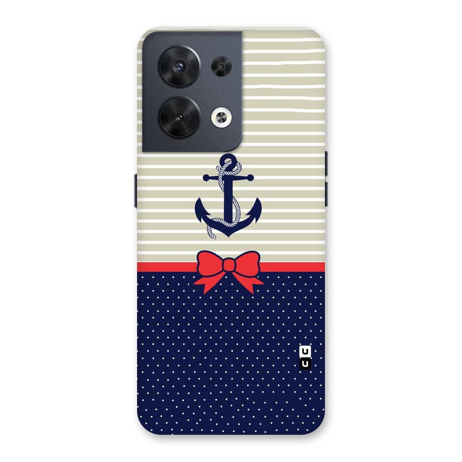 Ribbon Anchor Back Case for Oppo Reno8 5G