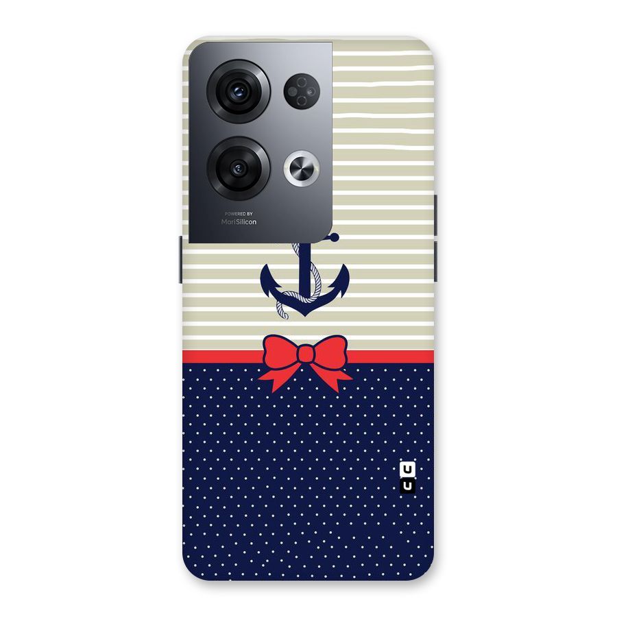 Ribbon Anchor Back Case for Oppo Reno8 Pro 5G
