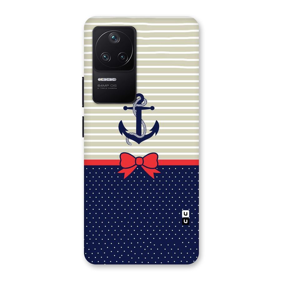 Ribbon Anchor Back Case for Poco F4 5G