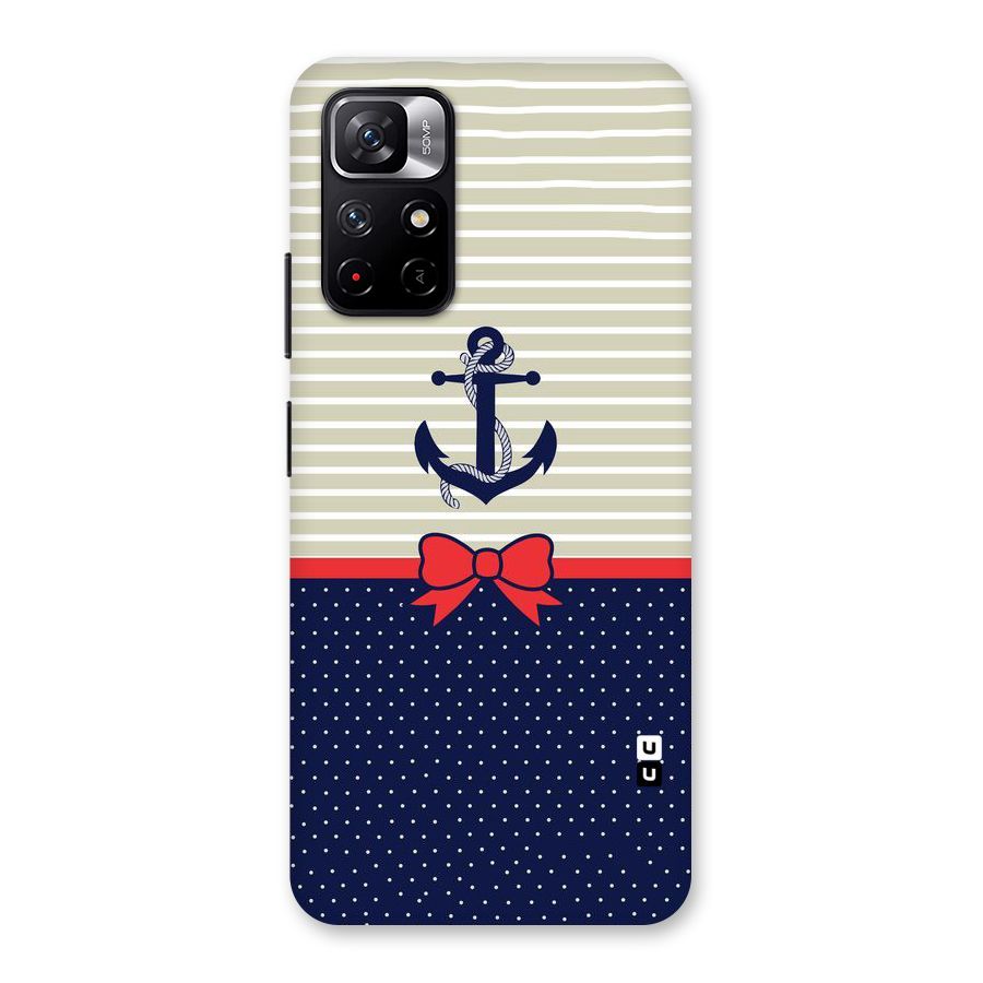 Ribbon Anchor Back Case for Redmi Note 11T 5G