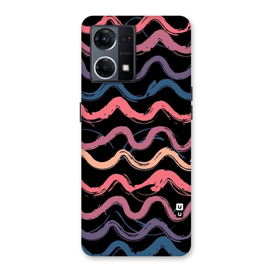 Ribbon Art Glass Back Case for Oppo F21 Pro 5G