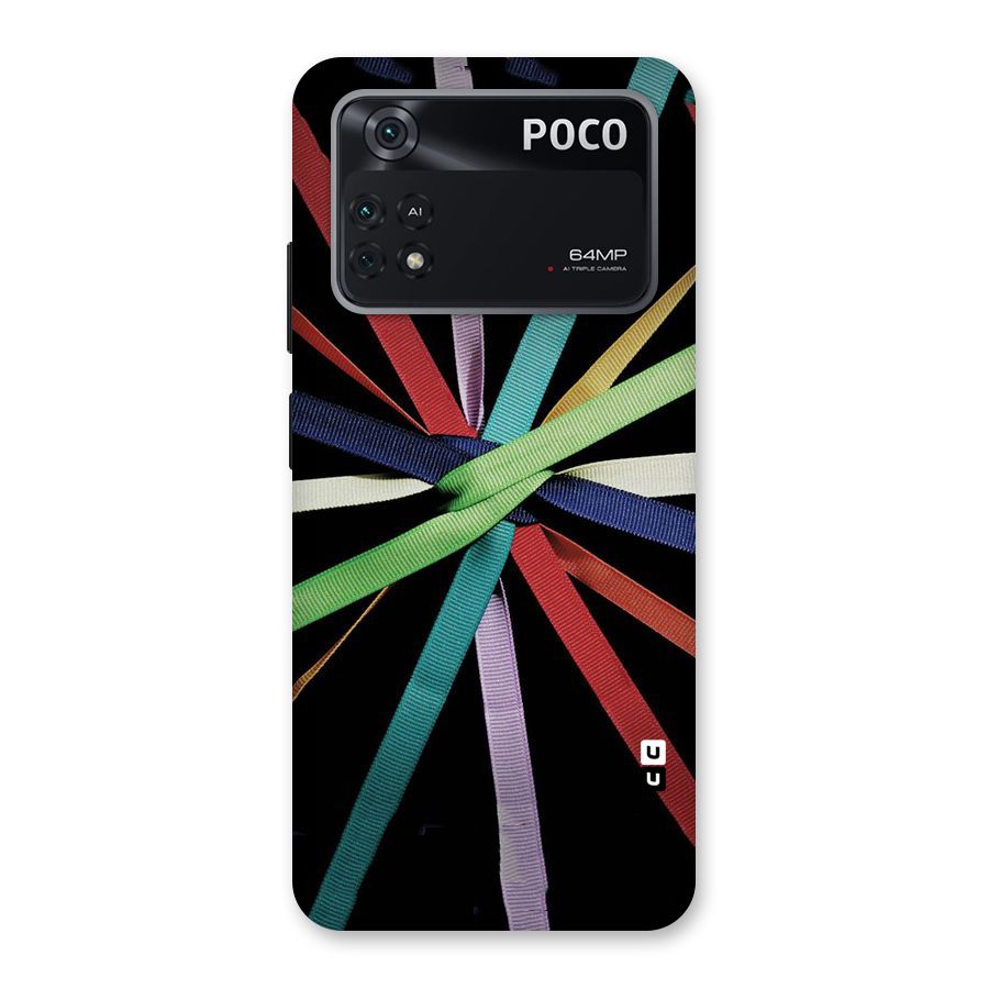 Ribbon Design Back Case for Poco M4 Pro 4G