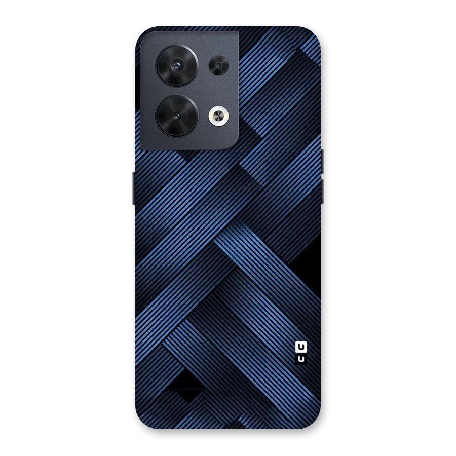 Ribbon Stripes Back Case for Oppo Reno8 5G