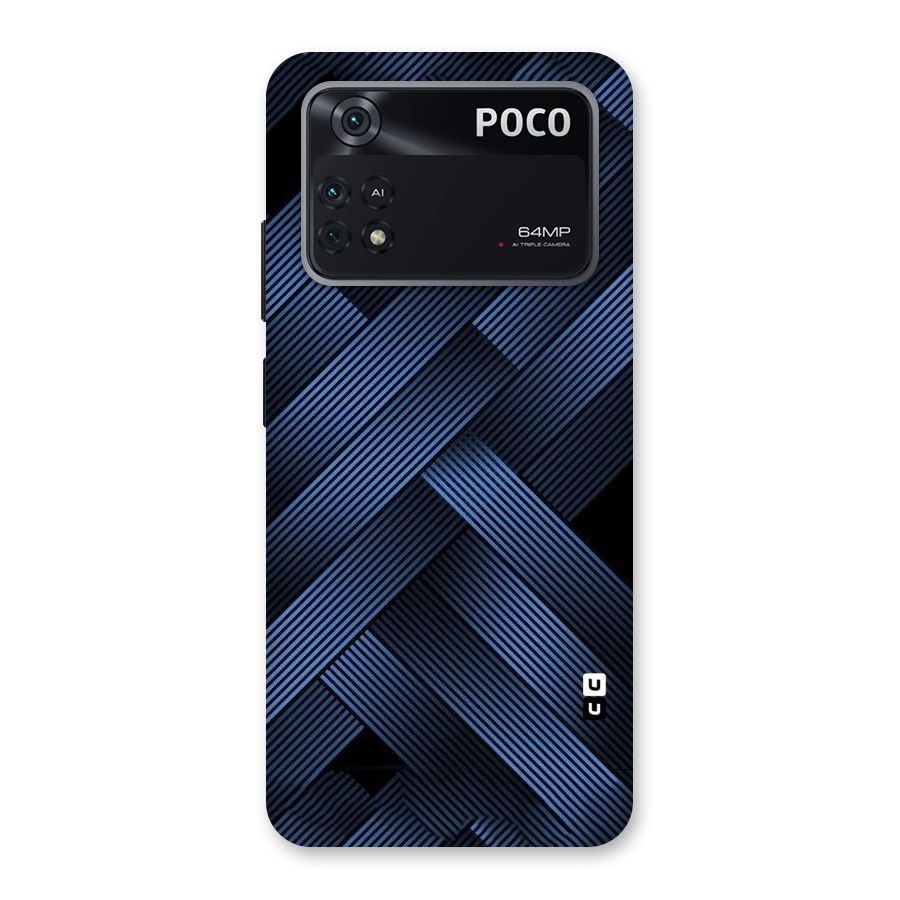 Ribbon Stripes Back Case for Poco M4 Pro 4G