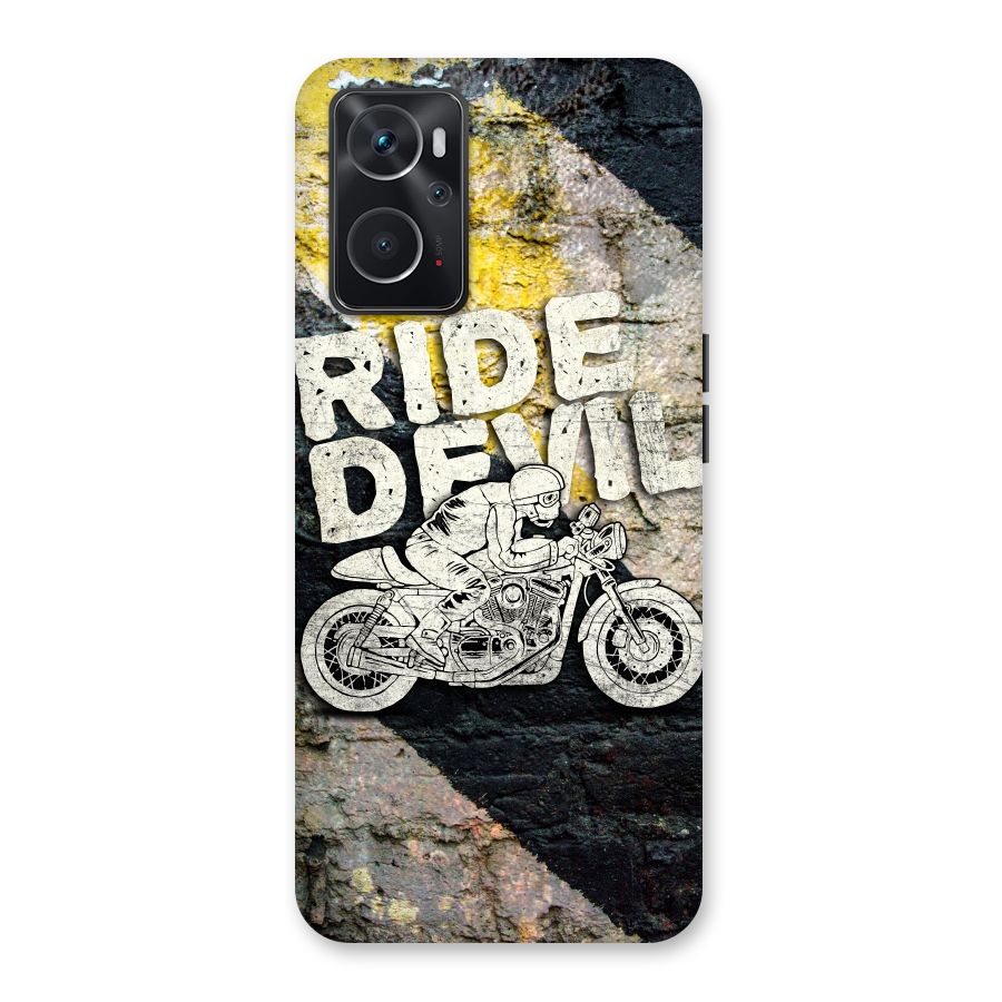 Ride Devil Back Case for Oppo K10 4G