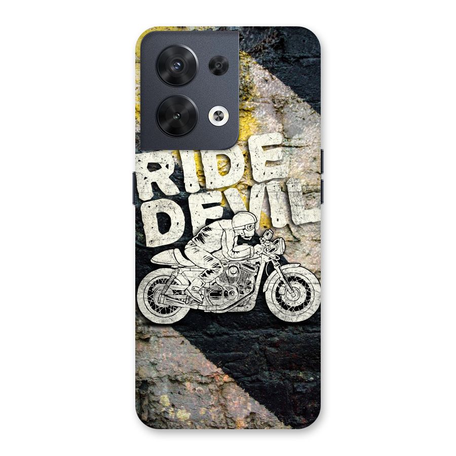 Ride Devil Back Case for Oppo Reno8 5G