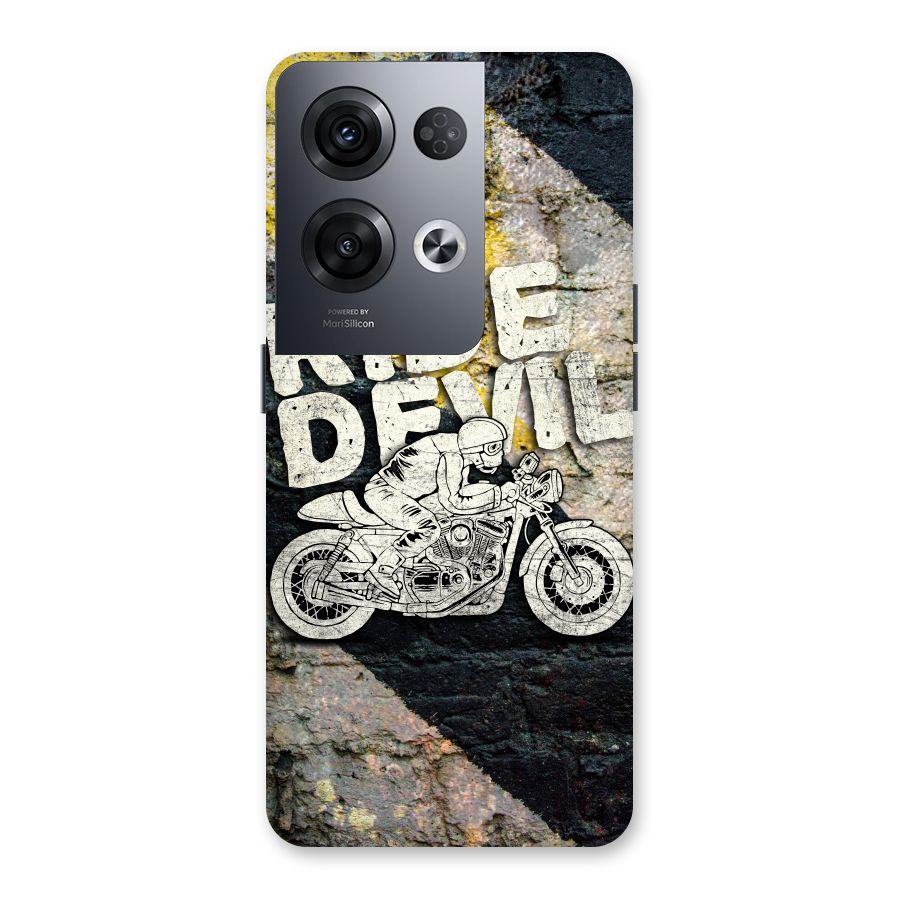Ride Devil Back Case for Oppo Reno8 Pro 5G