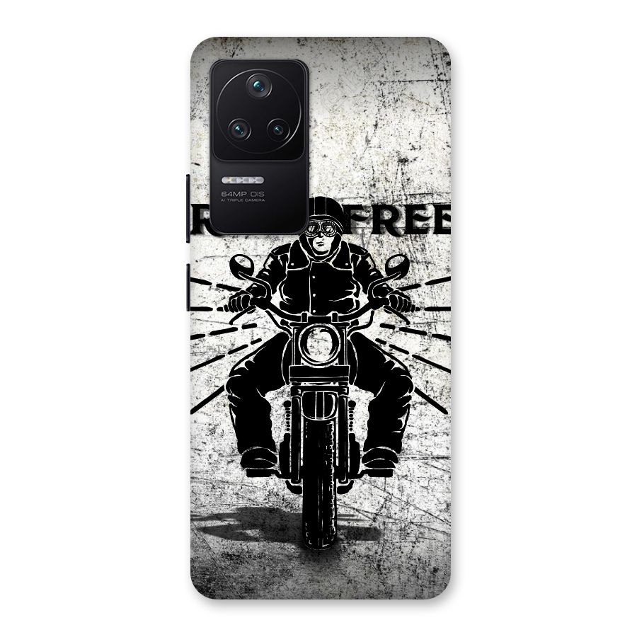 Ride Free Back Case for Poco F4 5G