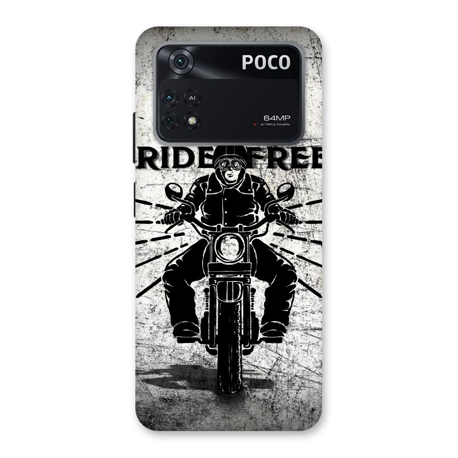Ride Free Back Case for Poco M4 Pro 4G