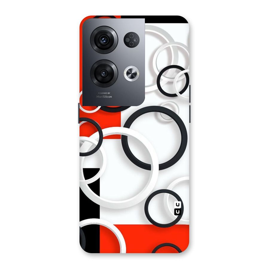 Rings Abstract Back Case for Oppo Reno8 Pro 5G