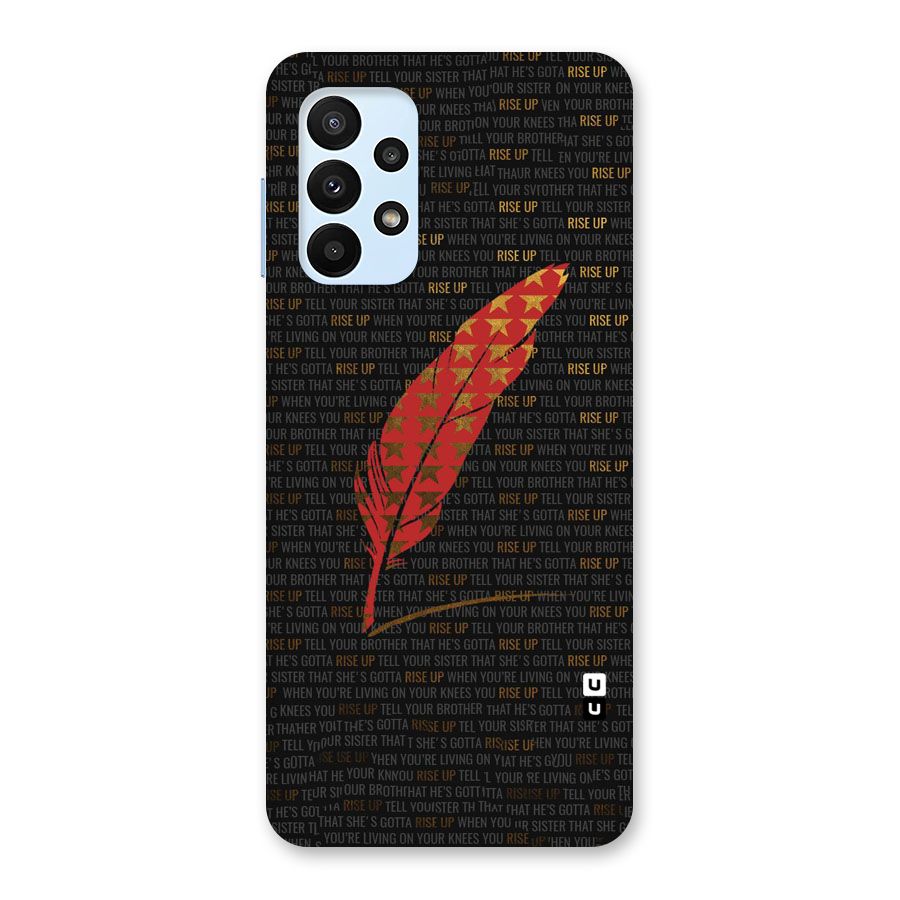 Rise Up Feather Back Case for Galaxy A23