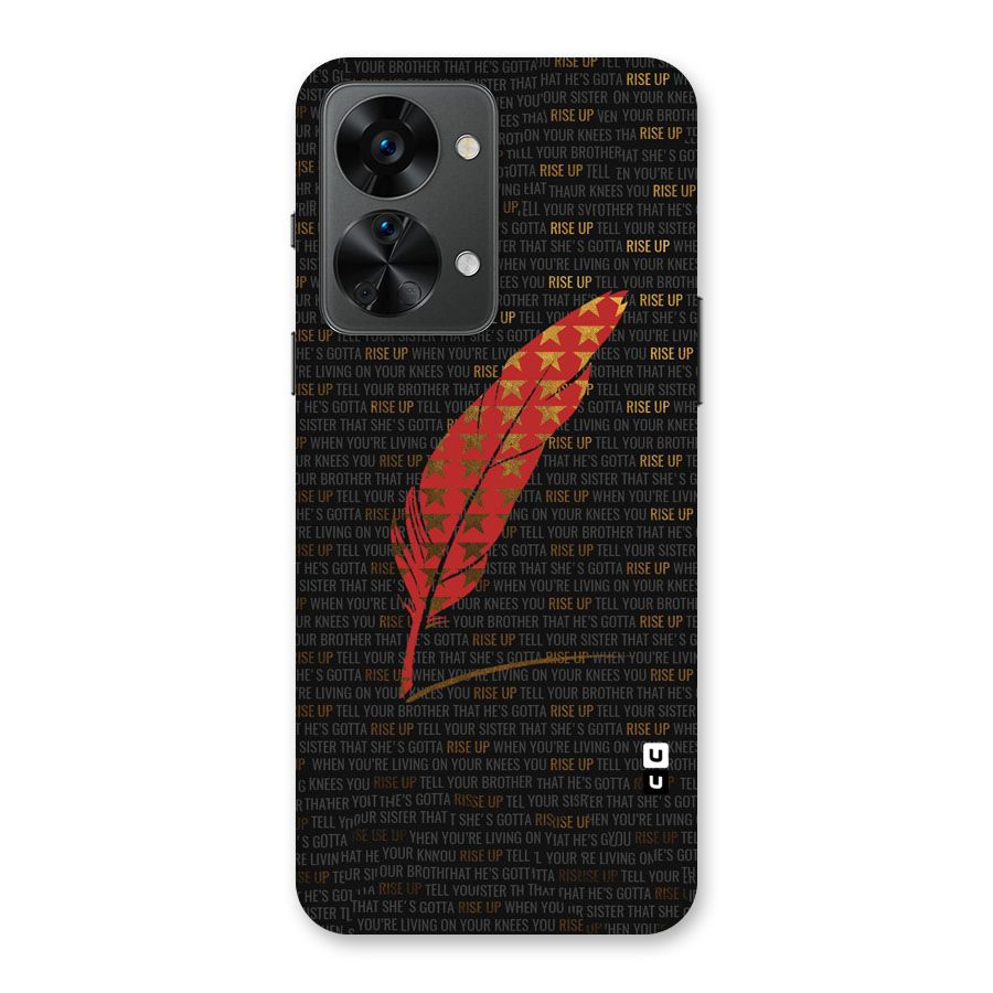 Rise Up Feather Back Case for OnePlus Nord 2T