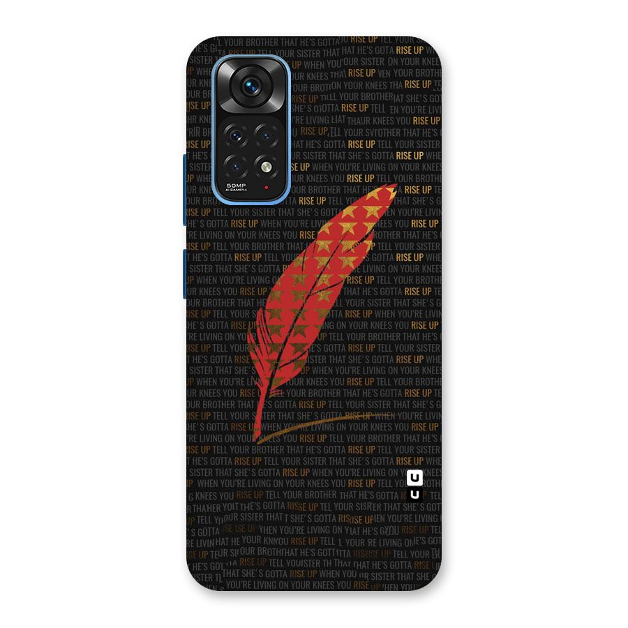 Rise Up Feather Back Case for Redmi Note 11S