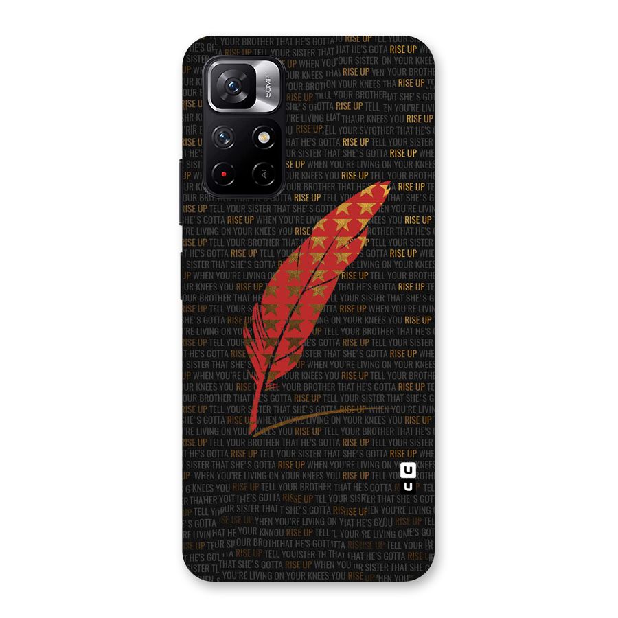 Rise Up Feather Back Case for Redmi Note 11T 5G