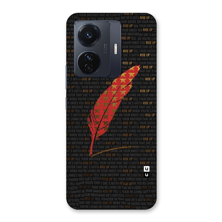 Rise Up Feather Back Case for Vivo T1 Pro