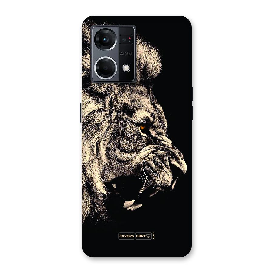 Roaring Lion Glass Back Case for Oppo F21 Pro 5G