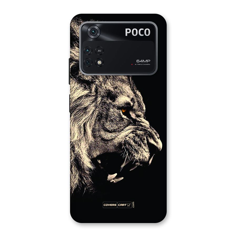 Roaring Lion Back Case for Poco M4 Pro 4G
