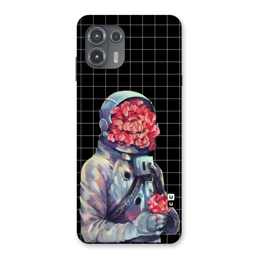Robot Rose Back Case for Motorola Edge 20 Fusion