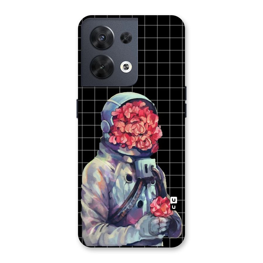 Robot Rose Back Case for Oppo Reno8 5G