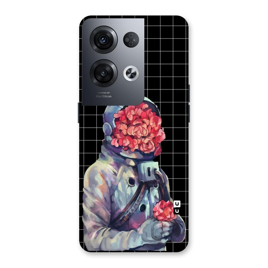 Robot Rose Back Case for Oppo Reno8 Pro 5G
